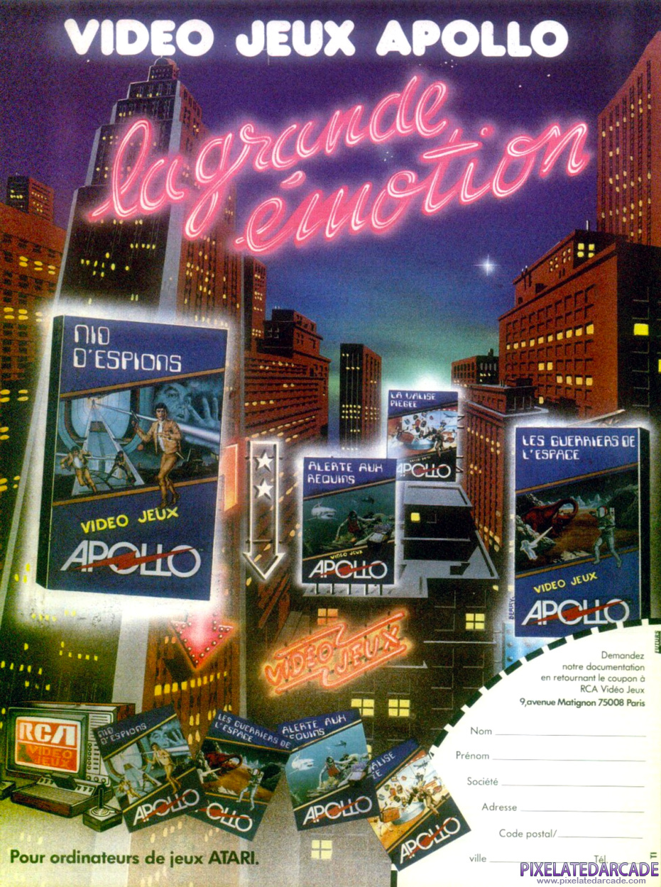 Apollo, Inc. Advertisement: March 1983 magazine ad (French)