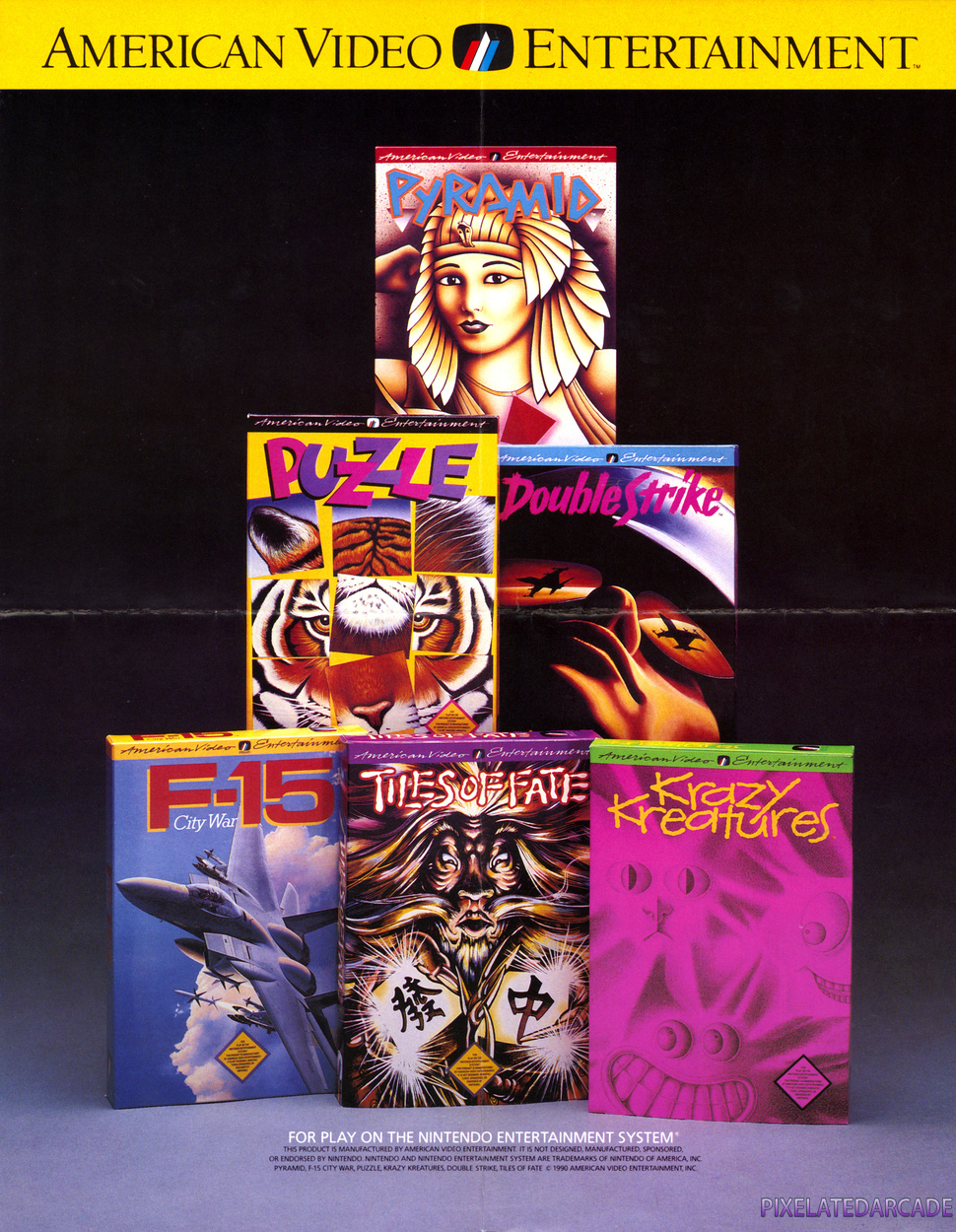 American Video Entertainment Inc. Advertisement: American Video Entertainment Inc. Flyer - Front
