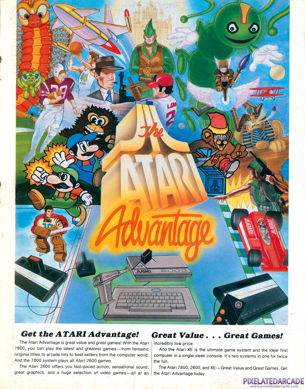 Atari Corporation Advertisement: August 1989 magazine ad