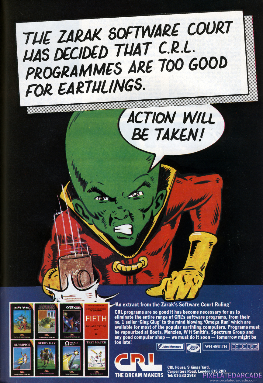 CRL Group PLC Advertisement: CRL Group PLC June 1984 magazine ad