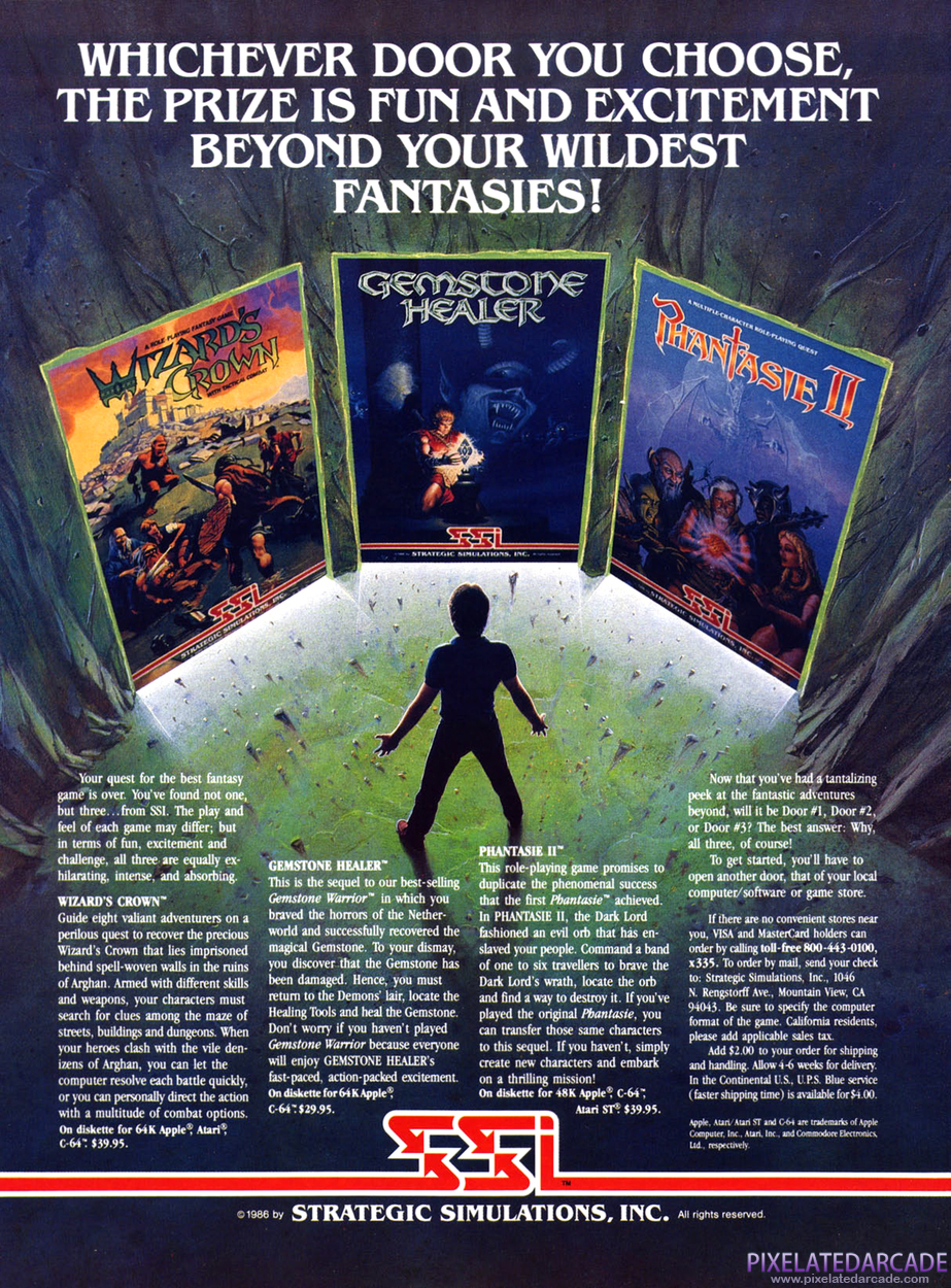Wizard's Crown Advertisement: January - February 1987 magazine ad