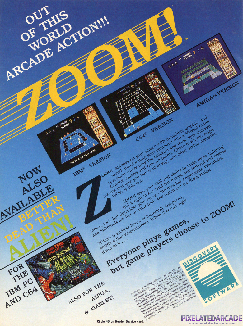 Zoom! Advertisement: Fall 1988 magazine ad