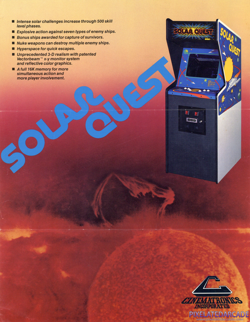 Solar Quest Advertisement: Solar Quest flyer - Front