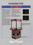 Eliminator 4-player version (alternate) flyer - Back