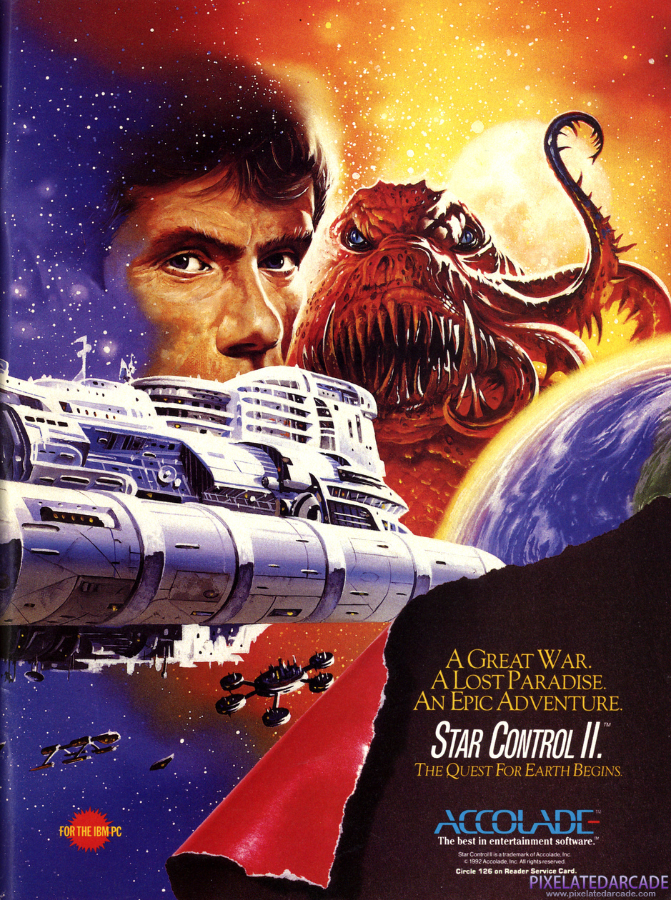 Star Control II Advertisement: January 1993 magazine ad