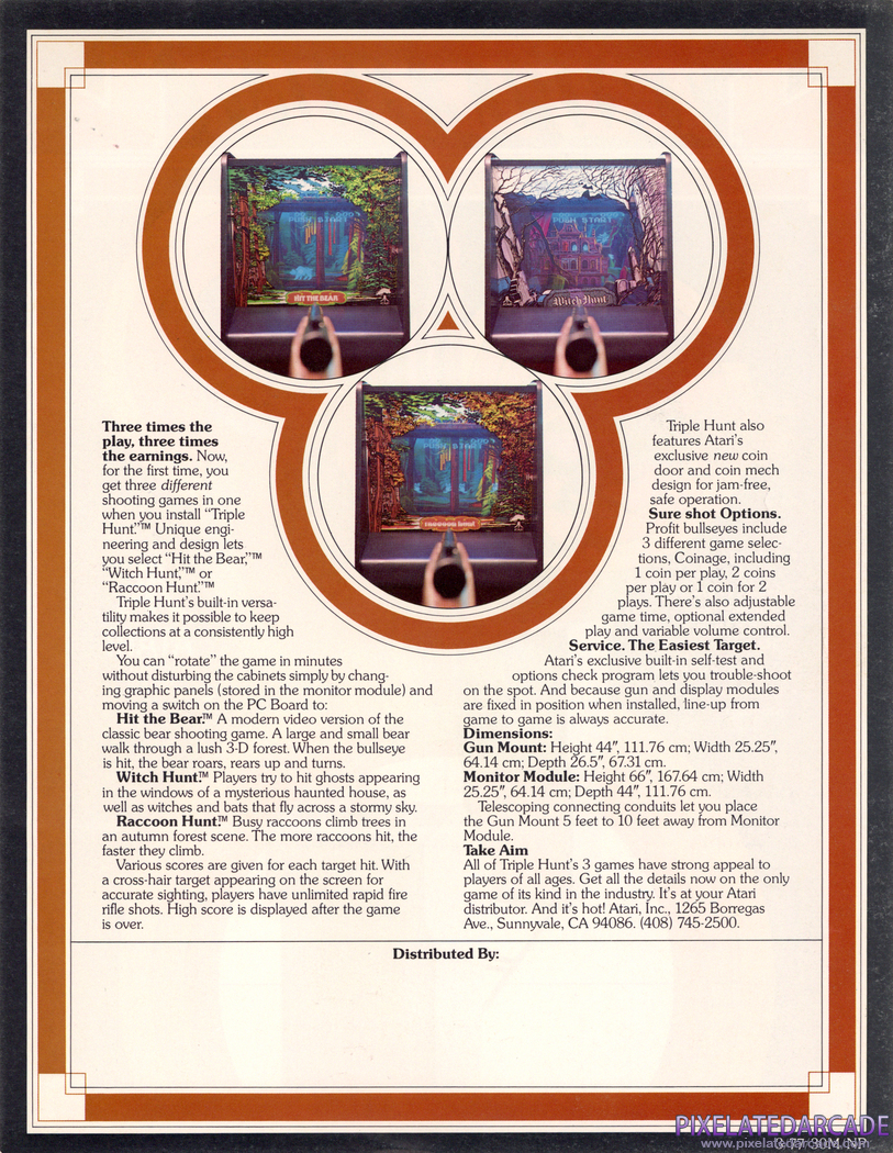 Triple Hunt Advertisement: Triple Hunt flyer - Back