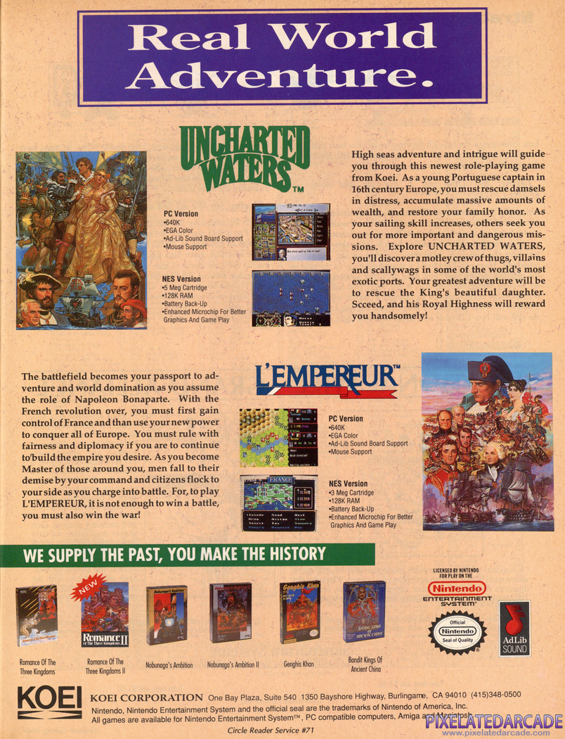 L'Empereur Advertisement: August 1992 magazine ad