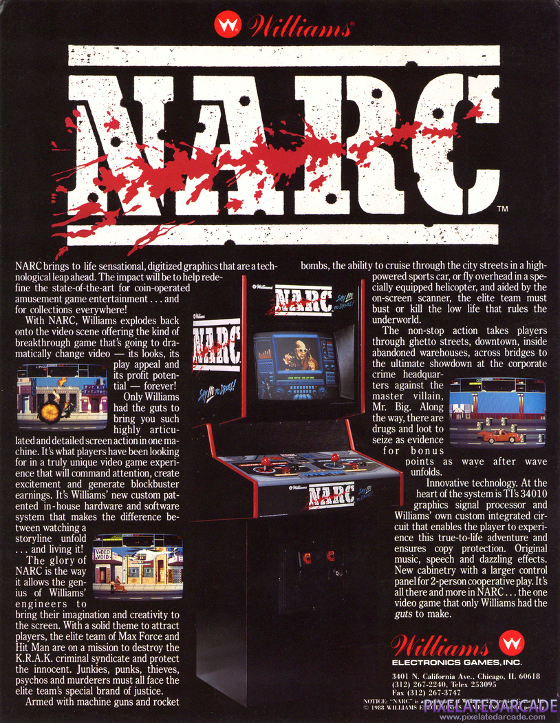 NARC Advertisement: NARC flyer - Back