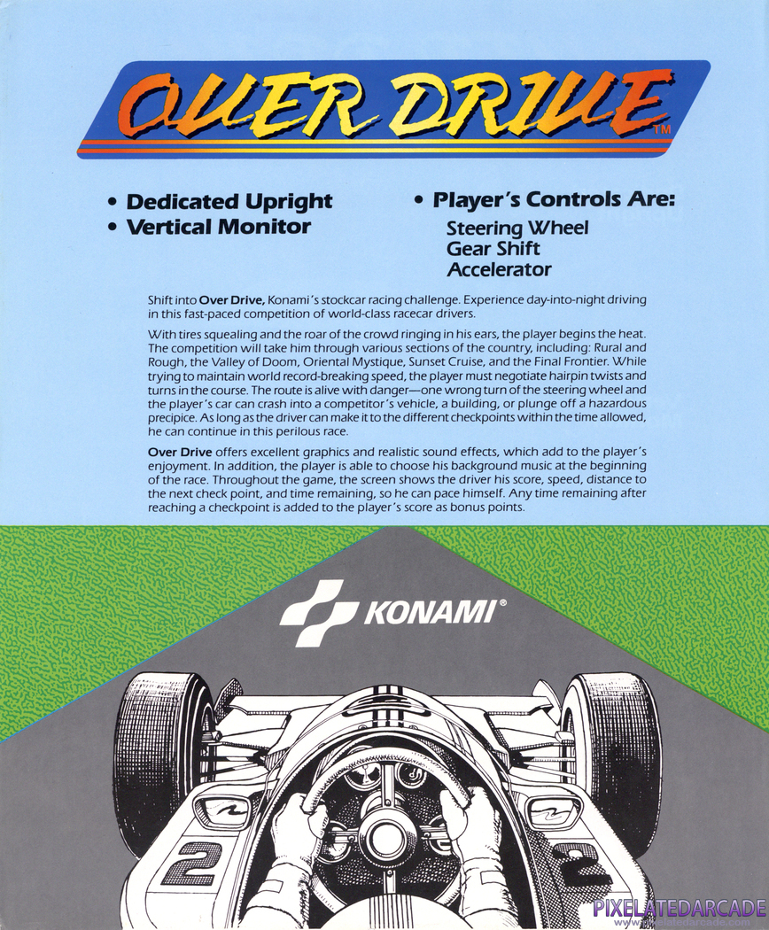 Over Drive Advertisement: Over Driver flyer - Back
