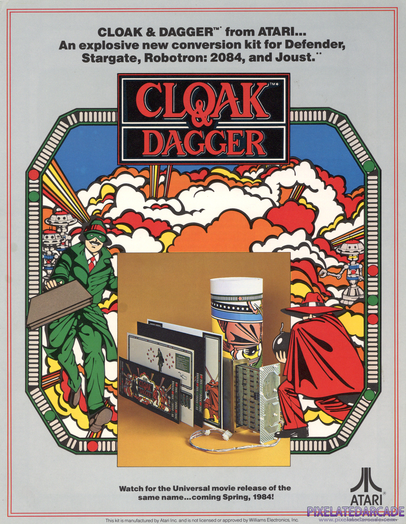 Cloak & Dagger Advertisement: Cloak & Dagger flyer - Front