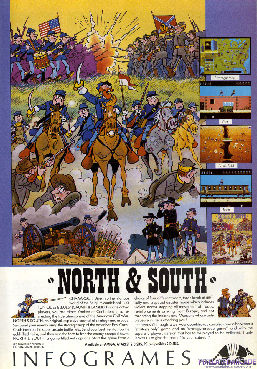 North & South Advertisement: December 1989 magazine ad