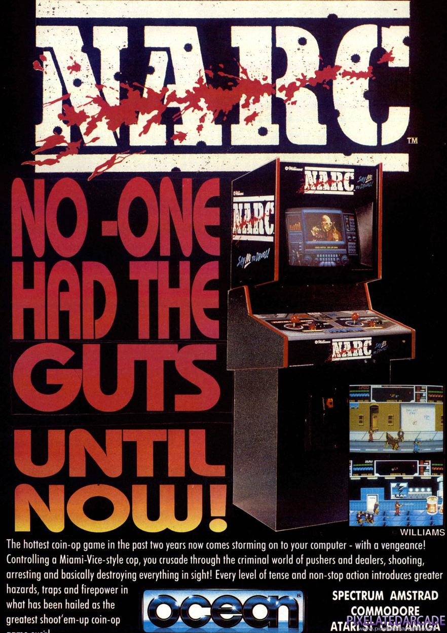NARC Advertisement: November 1990 magazine ad