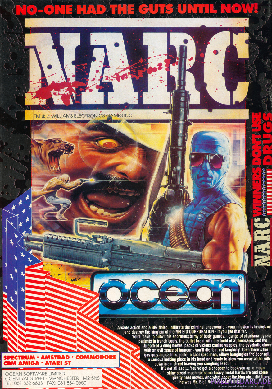 NARC Advertisement: February 1991 magazine ad
