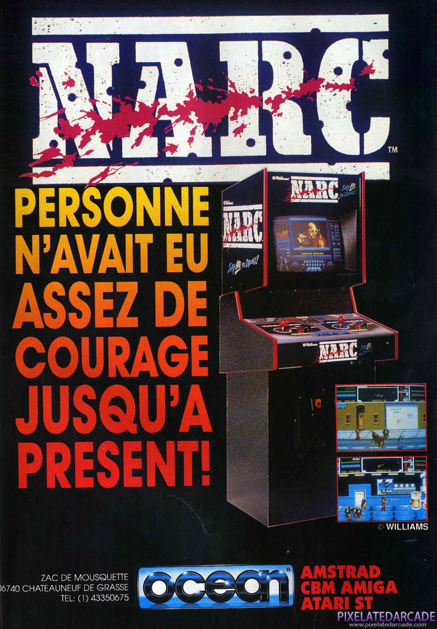 NARC Advertisement: November 1990 magazine ad (French)