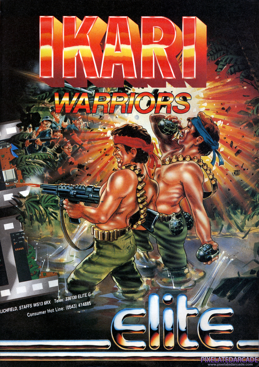 Ikari Warriors Advertisement: April 1988 magazine ad