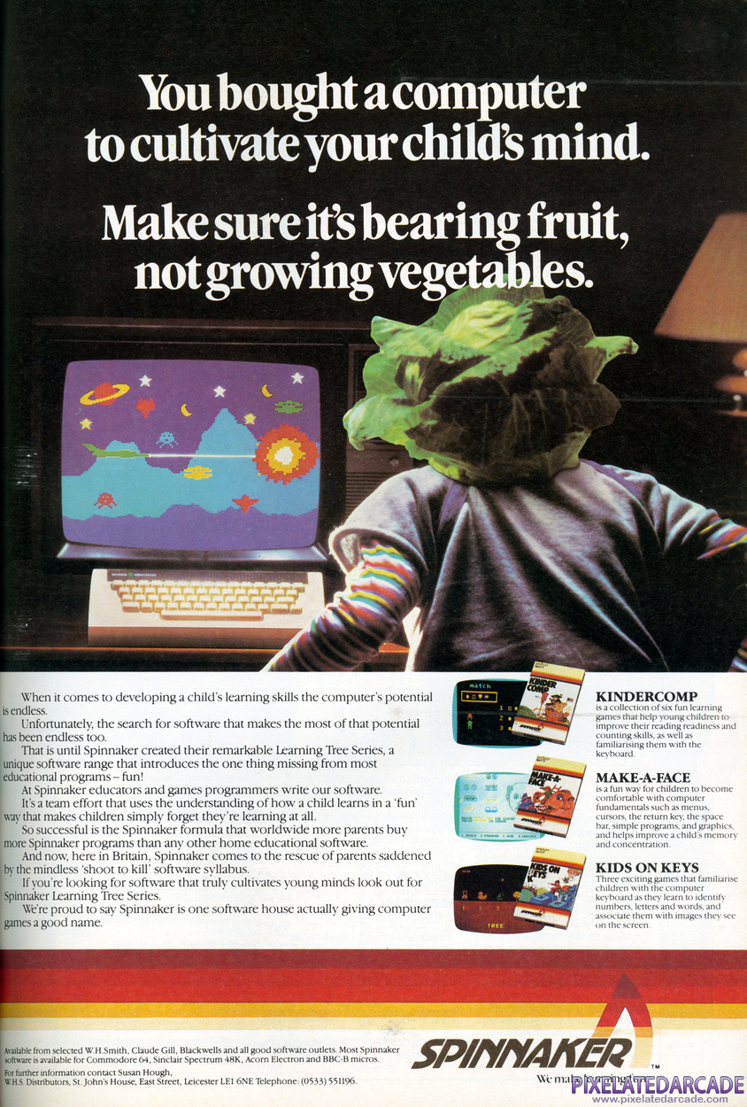 Kids on Keys Advertisement: November 1984 magazine ad