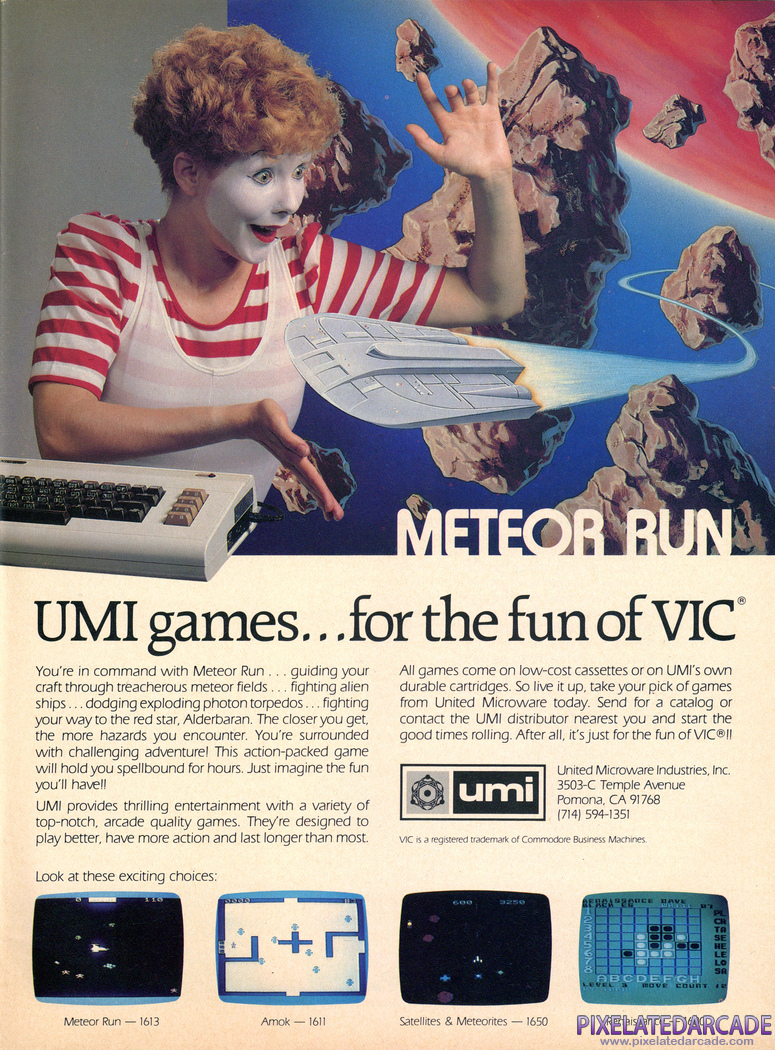 Meteor Run Advertisement: January 1983 magazine ad