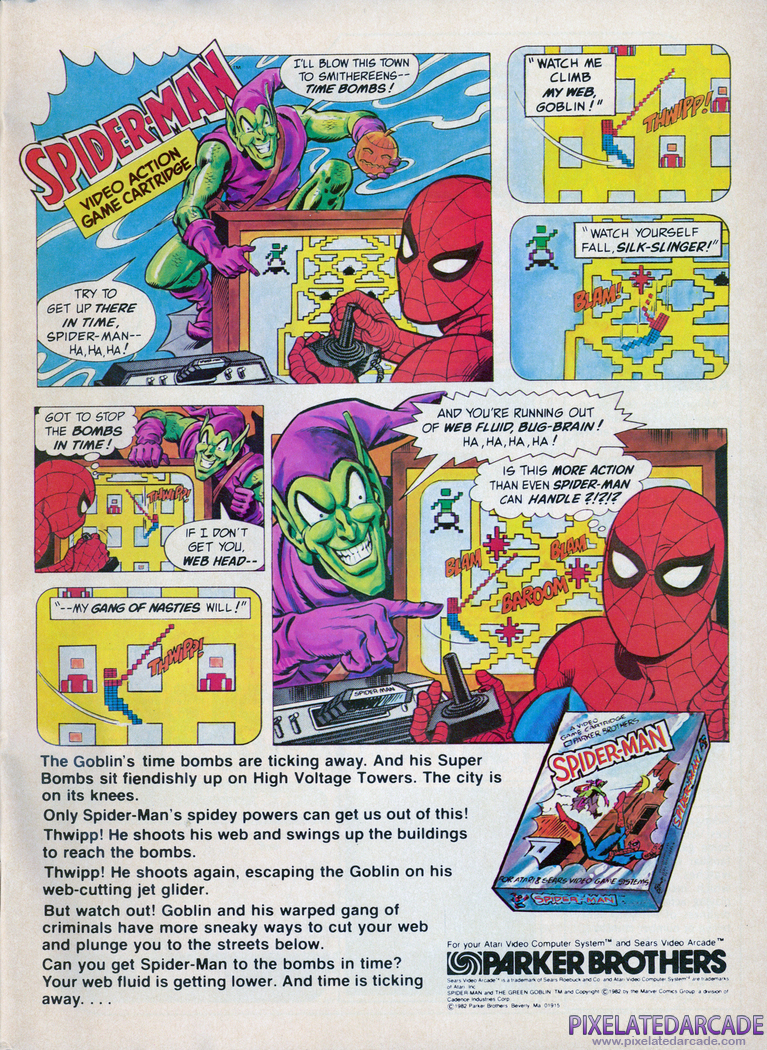 Spider-Man Advertisement: December 1982 magazine ad