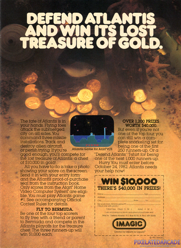 Atlantis Advertisement: October 1982 magazine ad