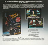 Mean Streets in the Access Software product catalog