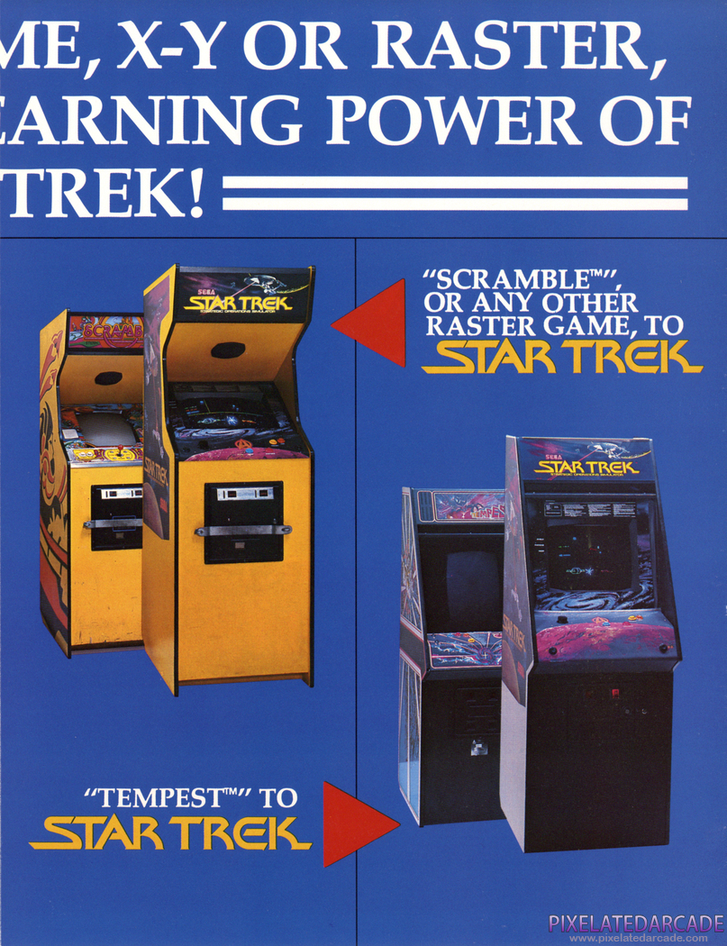 Star Trek: Strategic Operations Simulator Advertisement: Star Trek conversion kit flyer - Inside Right Star Trek: Strategic Operations Simulator Advertisement: Star Trek conversion kit flyer - Inside Right