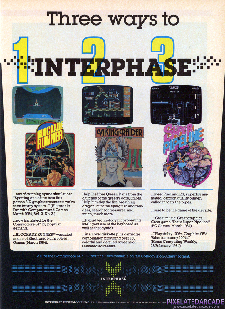 Blockade Runner Advertisement: October 1984 magazine ad