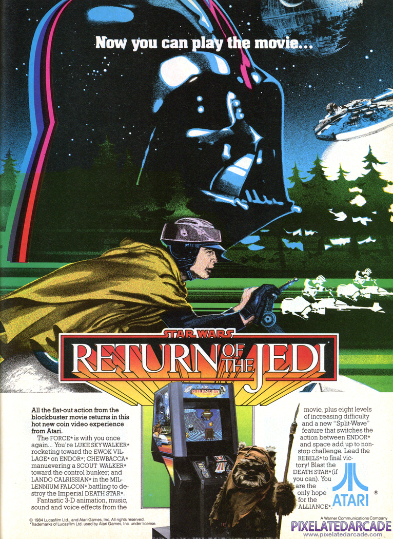 Star Wars: Return of the Jedi Advertisement: October 1984 magazine ad