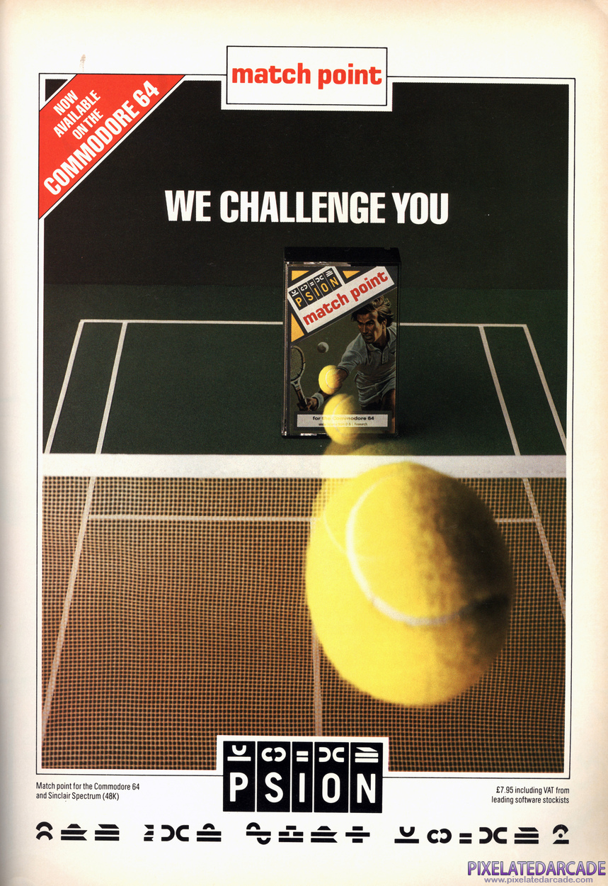 Tournament Tennis Advertisement: December 1984 magazine ad