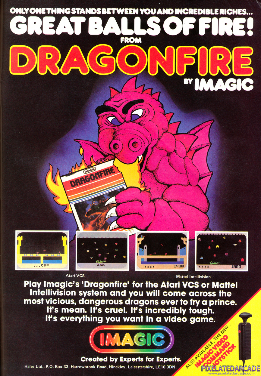 Dragonfire Advertisement: June 1983 magazine ad
