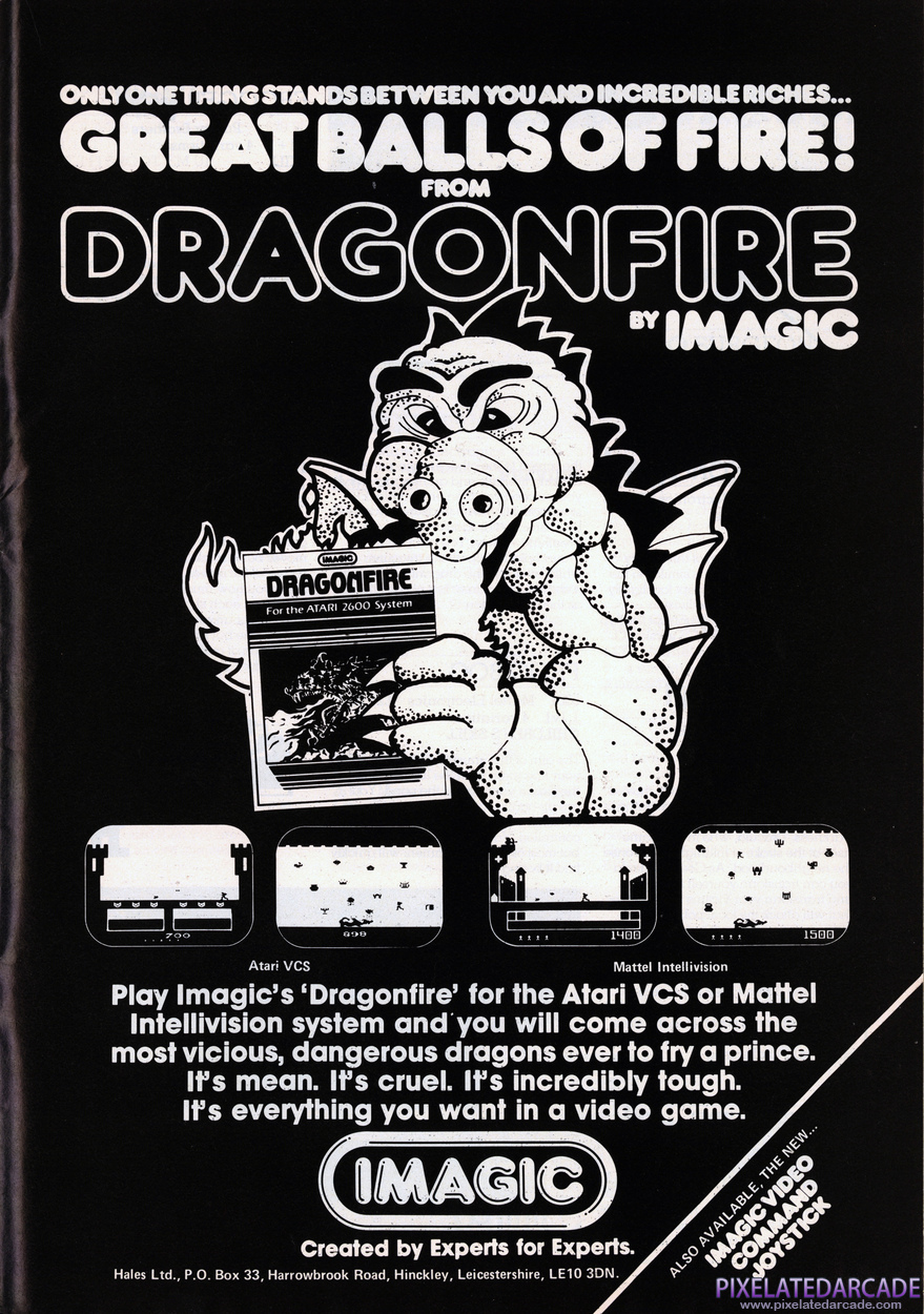 Dragonfire Advertisement: Summer 1983 magazine ad