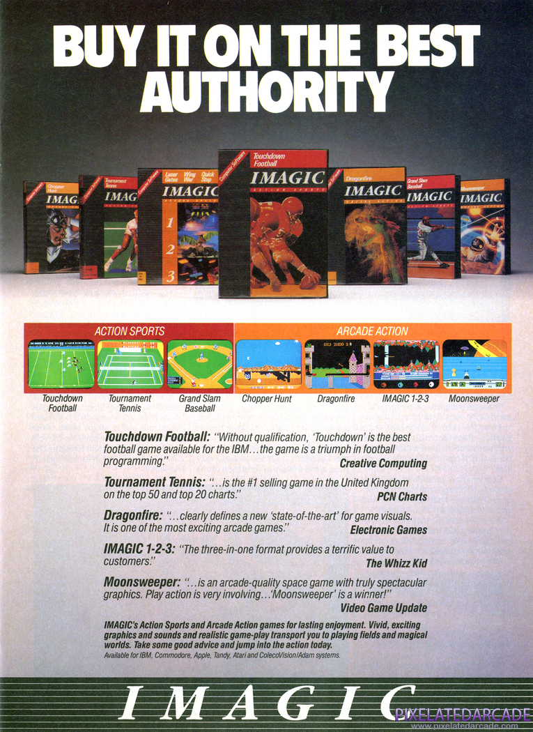 Dragonfire Advertisement: November 1984 magazine ad