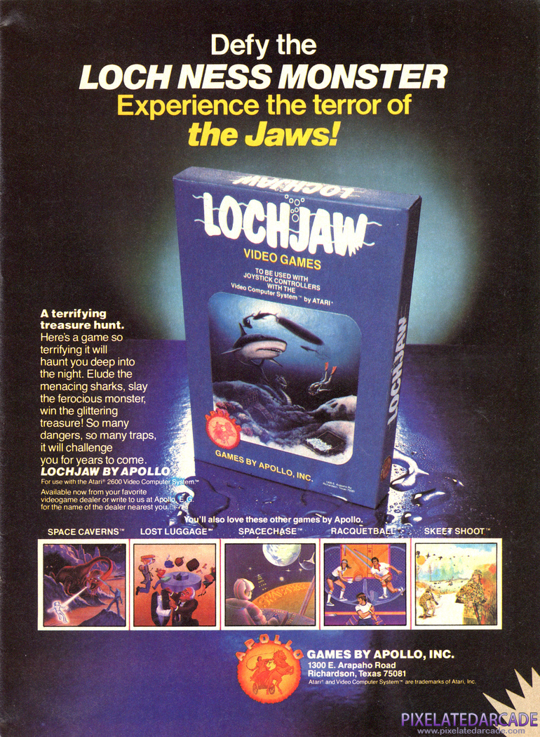 Lochjaw Advertisement: June 1982 magazine ad