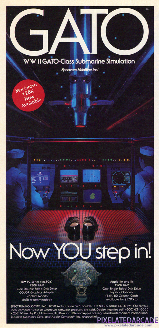 GATO Advertisement: November 1985 magazine ad