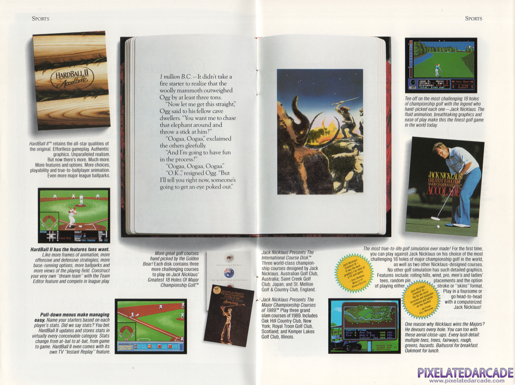 Jack Nicklaus' Greatest 18 Holes of Major Championship Golf Advertisement: Jack Nicklaus' Greatest 18 Holes of Major Championship Golf in the Accolade product catalog Jack Nicklaus' Greatest 18 Holes of Major Championship Golf Advertisement: Jack Nicklaus' Greatest 18 Holes of Major Championship Golf in the Accolade product catalog