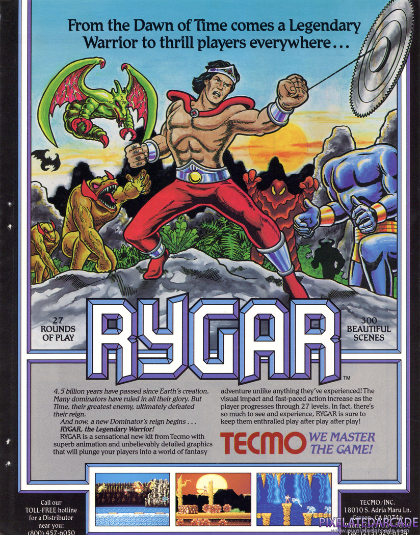 Rygar Advertisement: Rygar flyer