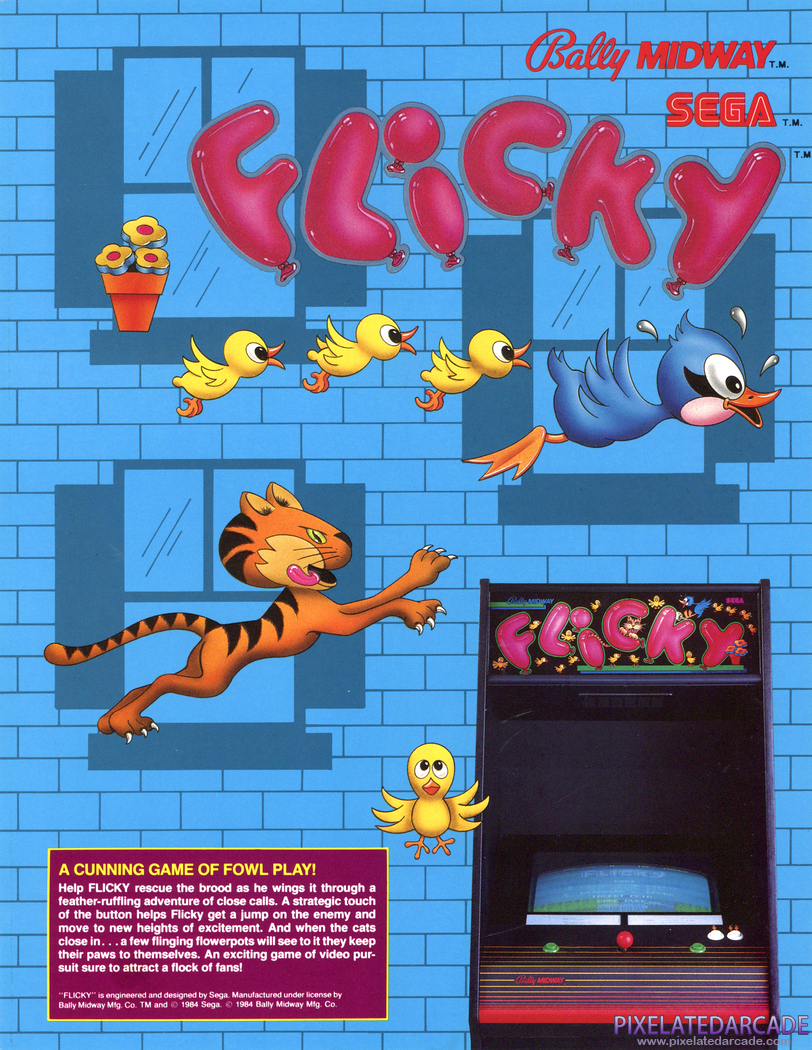 Flicky Advertisement: Flicky flyer - Front
