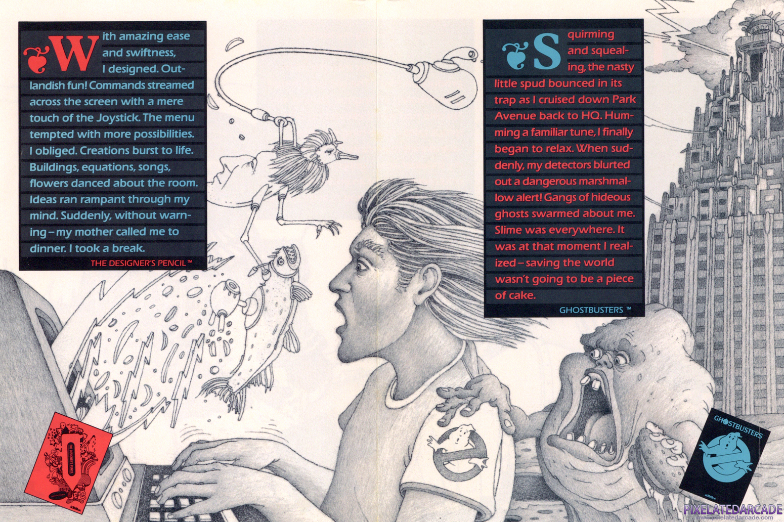 Ghostbusters Advertisement: Activision 1984 product catalog