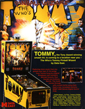 The Who's Tommy Pinball Wizard flyer - Front