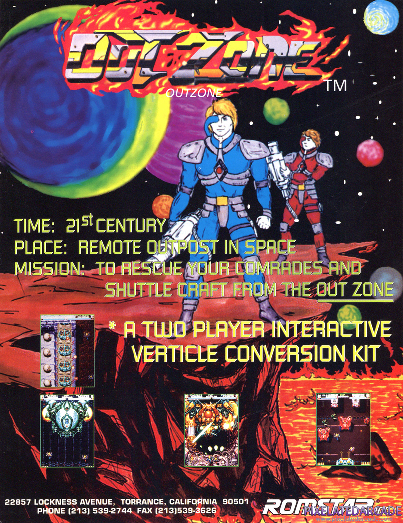 Out Zone Advertisement: Out Zone flyer