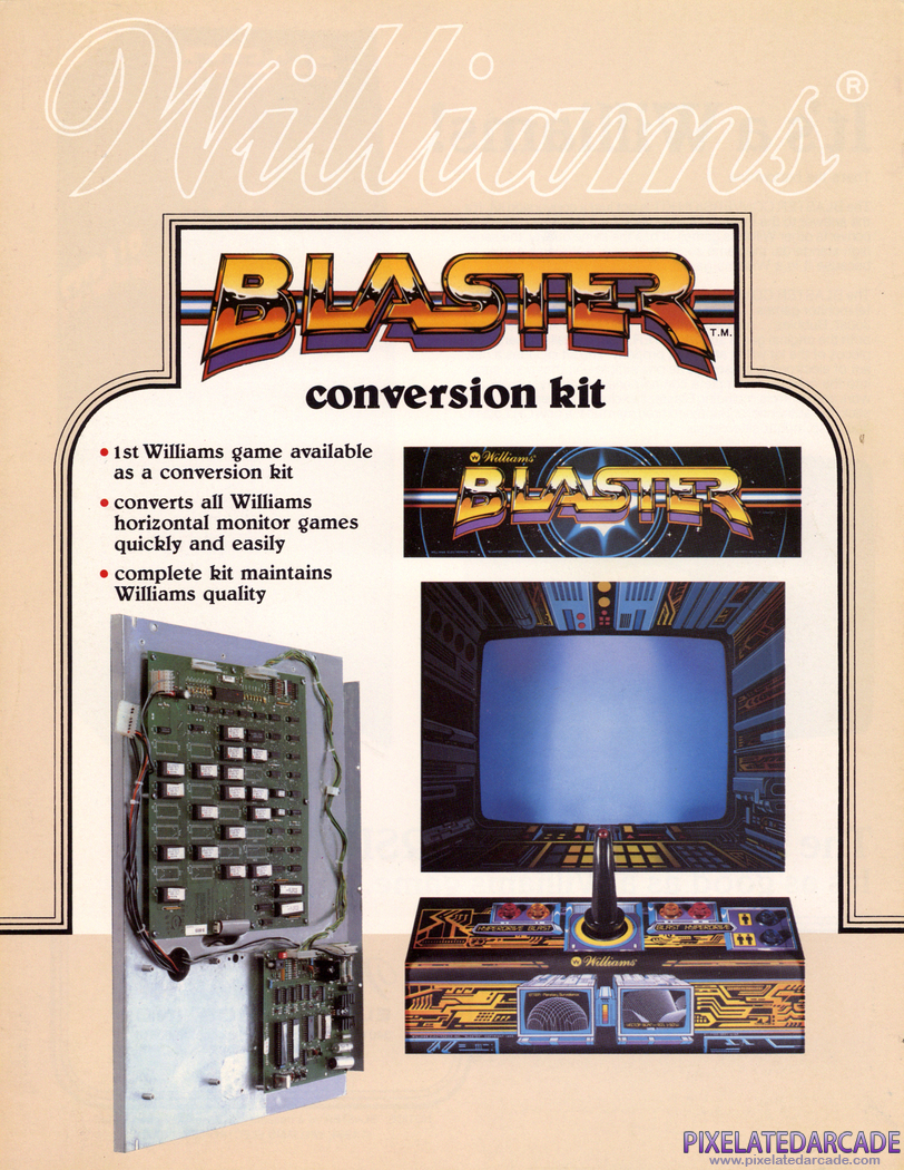 Blaster Advertisement: Blaster conversion kit flyer - Front