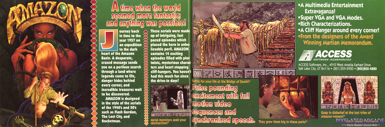 Amazon: Guardians of Eden Advertisement: December 1992 magazine ad