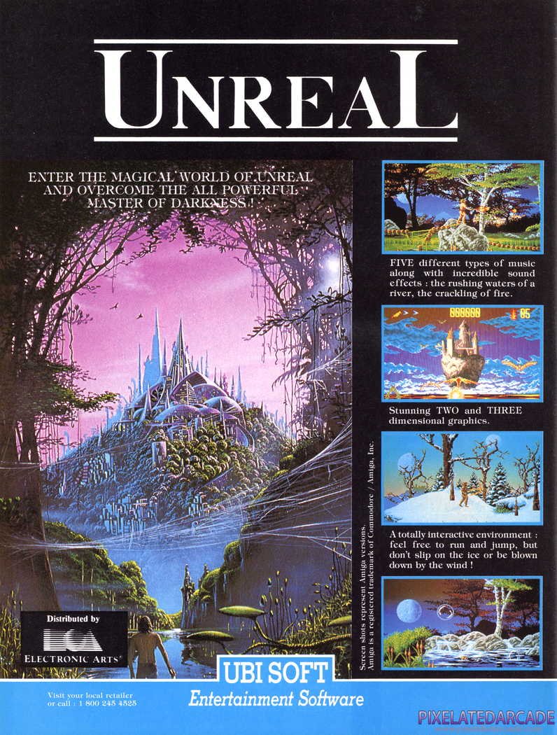 Unreal Advertisement: October 1990 magazine ad