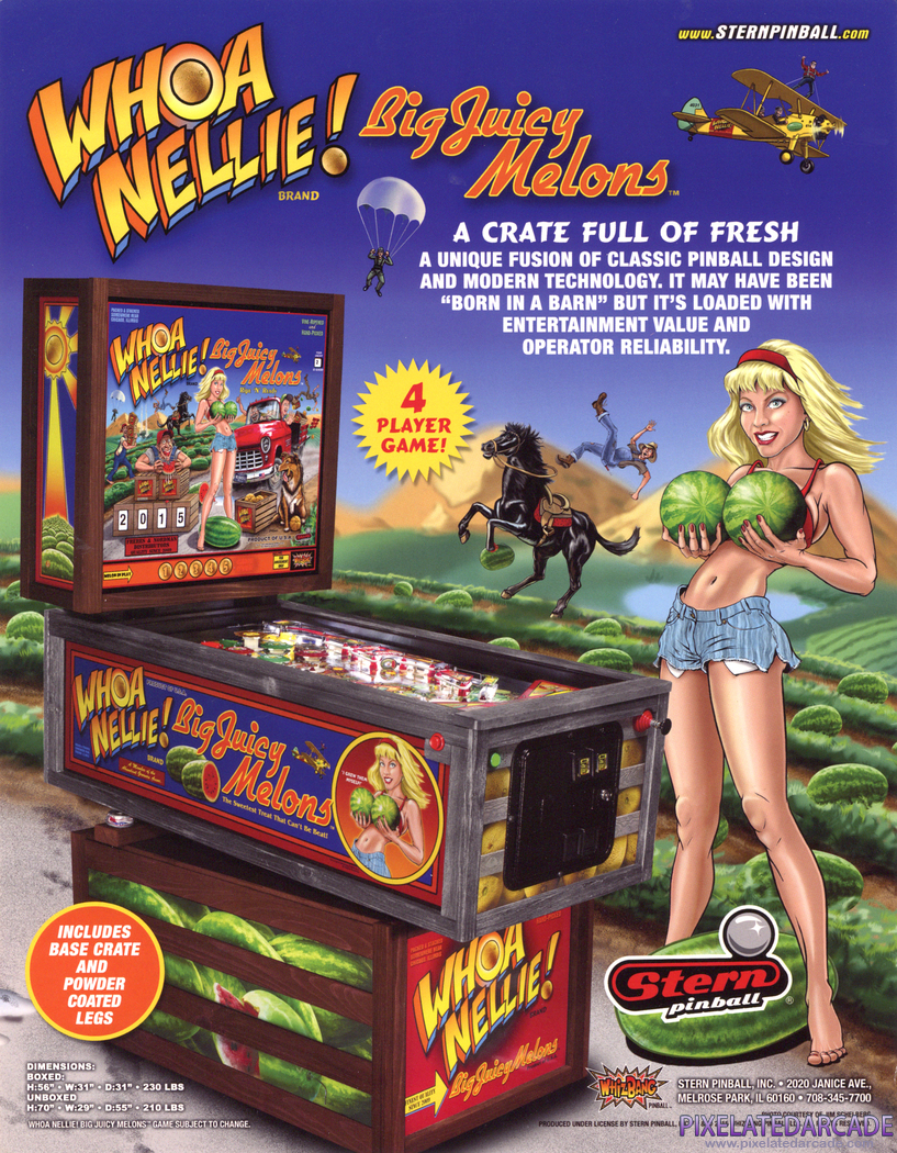 Whoa Nellie! Big Juicy Melons Advertisement: Whoa Nellie! Big Juicy Melons flyer front