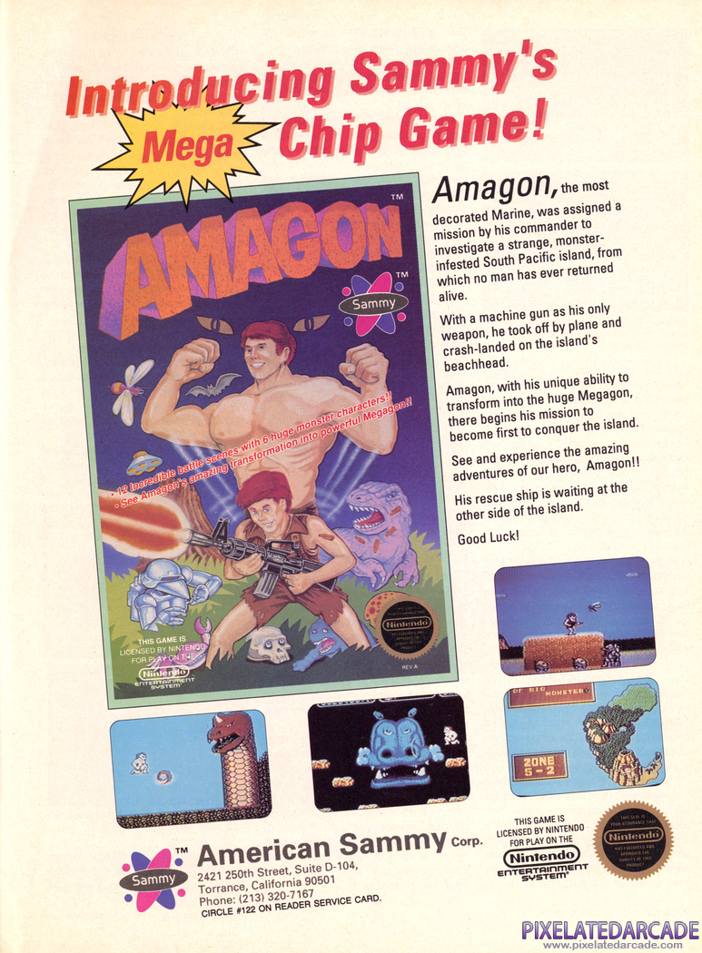 Amagon Advertisement: April 1989 magazine ad