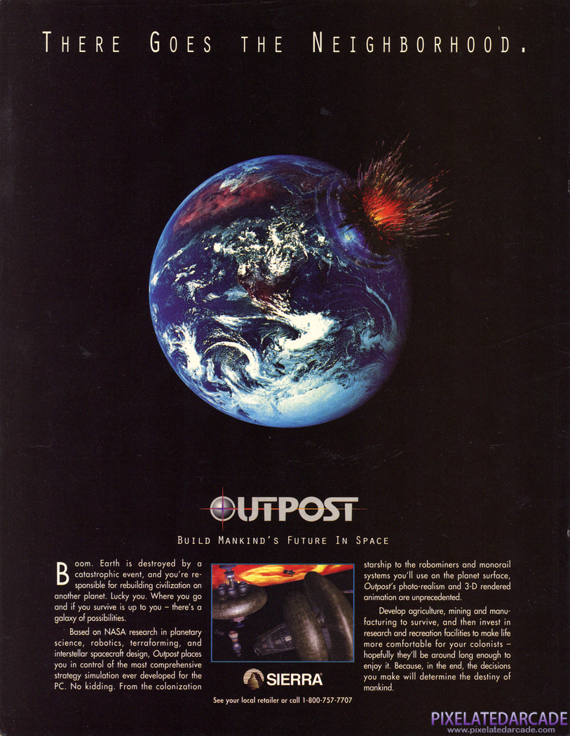 Outpost Advertisement: August 1994 magazine ad