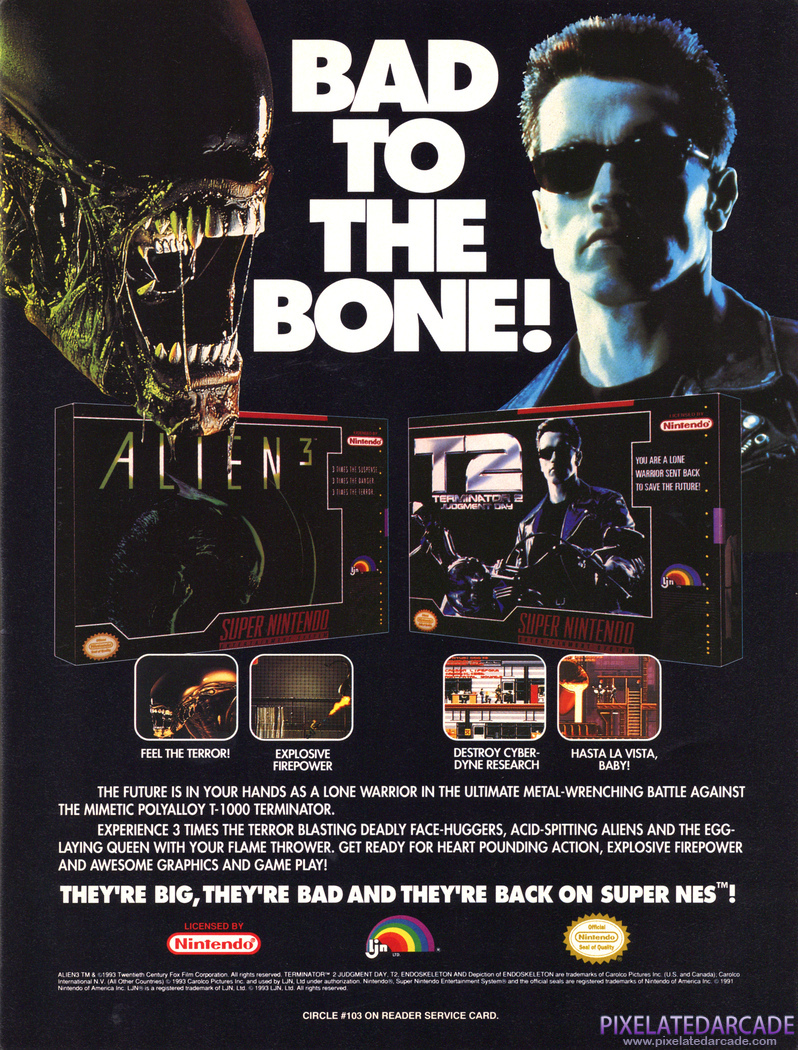 Terminator 2: Judgment Day Advertisement: June 1993 magazine ad