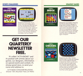 Activision Winter/Spring 1983 product catalog