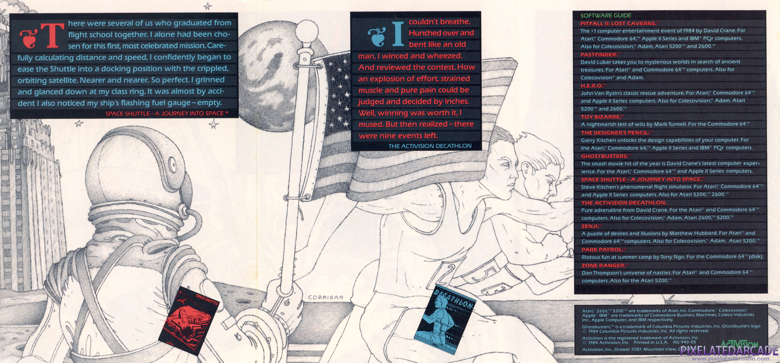 The Activision Decathlon Advertisement: Activision 1984 product catalog