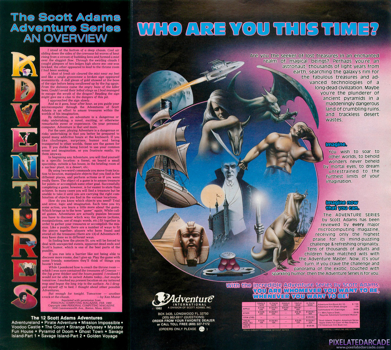 Adventureland Advertisement: September 1982 magazine ad