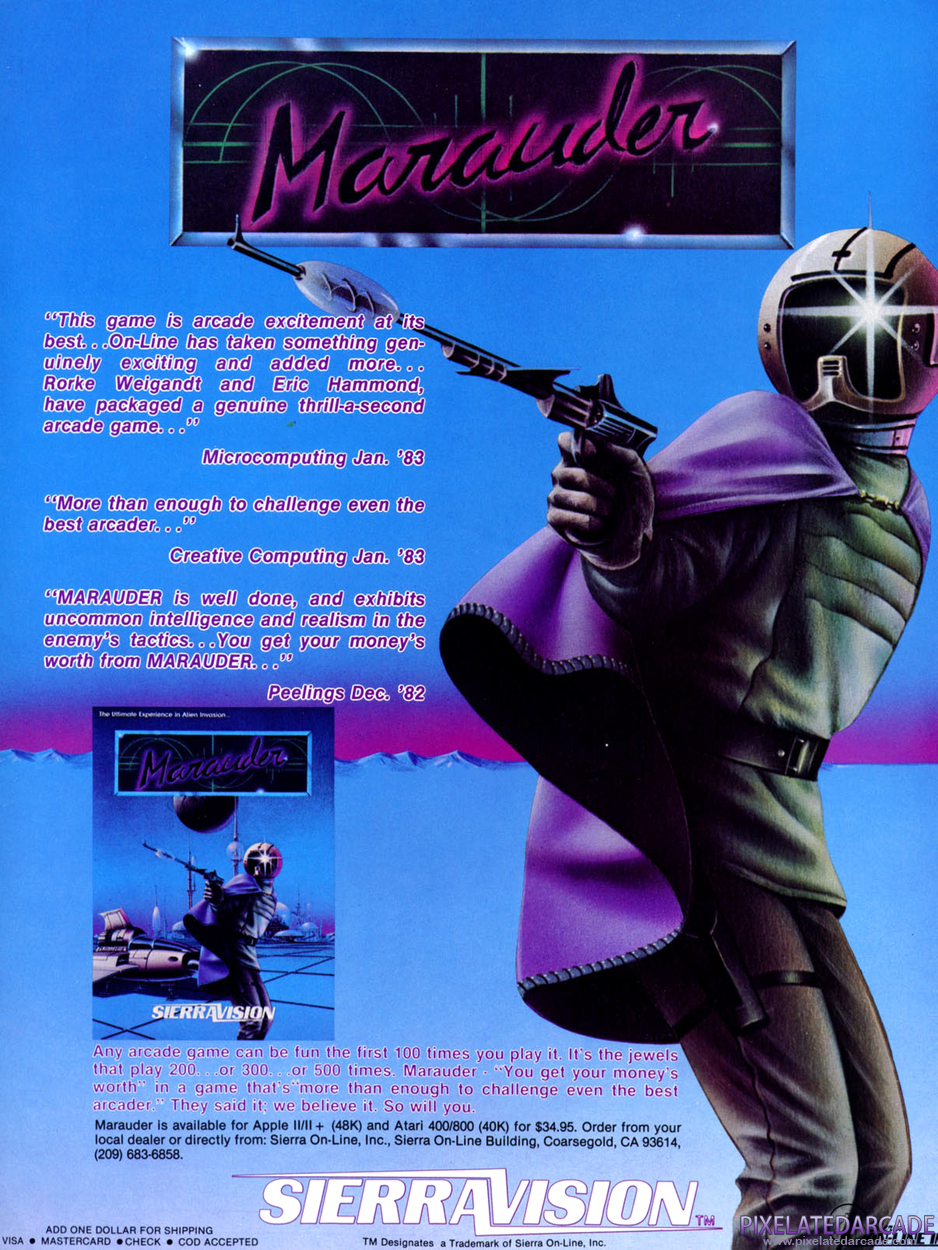 Marauder Advertisement: March - April 1983 magazine ad